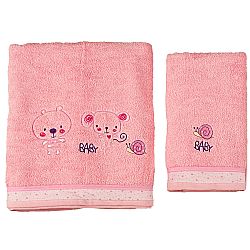 Σετ πετσέτες, Baby, ροζ