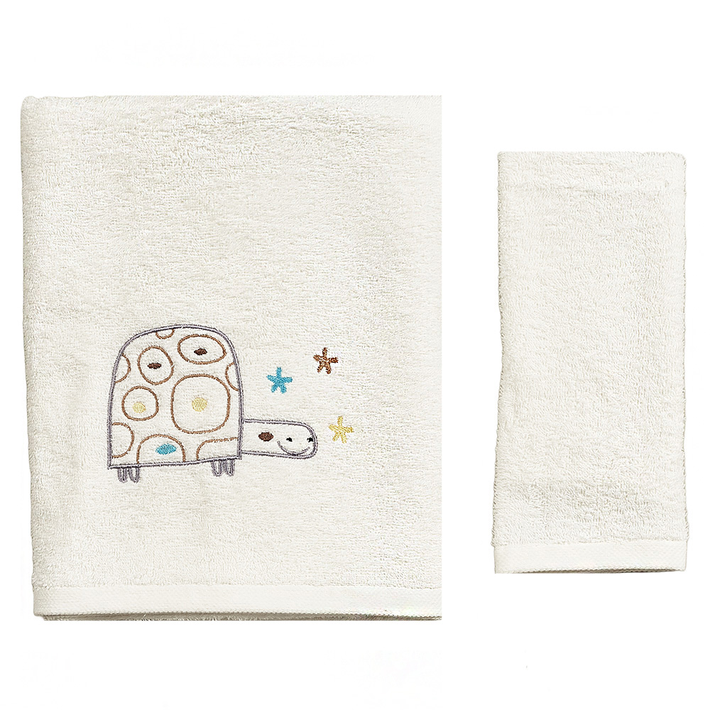 Σετ πετσέτες, tortoise, εκρού Σετ πετσέτες, tortoise, εκρού