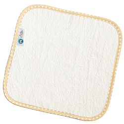 Λαβέτα εκρού, με ρέλι (πουά μπεζ)