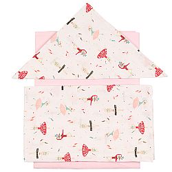 Σετ σεντόνια βρεφικού κρεβατιού, Bolchoi, ροζ