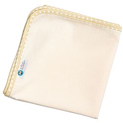 Πάνα σεντονόπανου, εκρού, με ρέλι (πουά μπεζ)