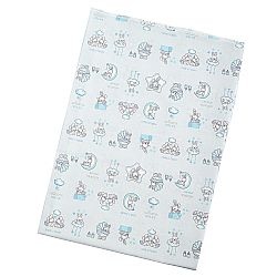 Πάνα σεντονόπανου, Rabbit, με κοπτοράπτη (σιέλ)